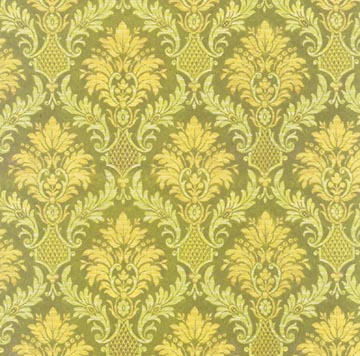 12x12 Anna Griffin/Green Painted Damask